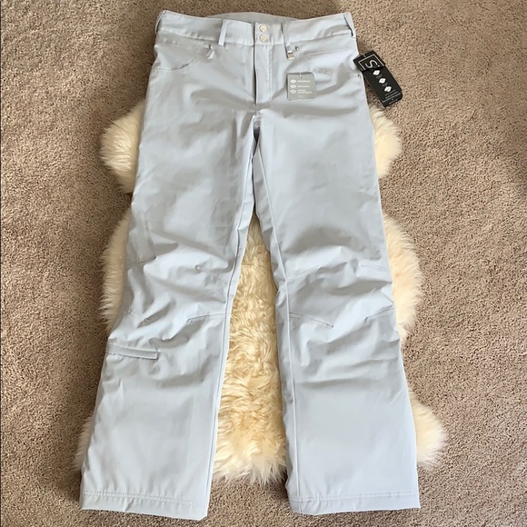 NILS Pants - NILS Silver Women’s Snowboarding Pants, L, fits sm